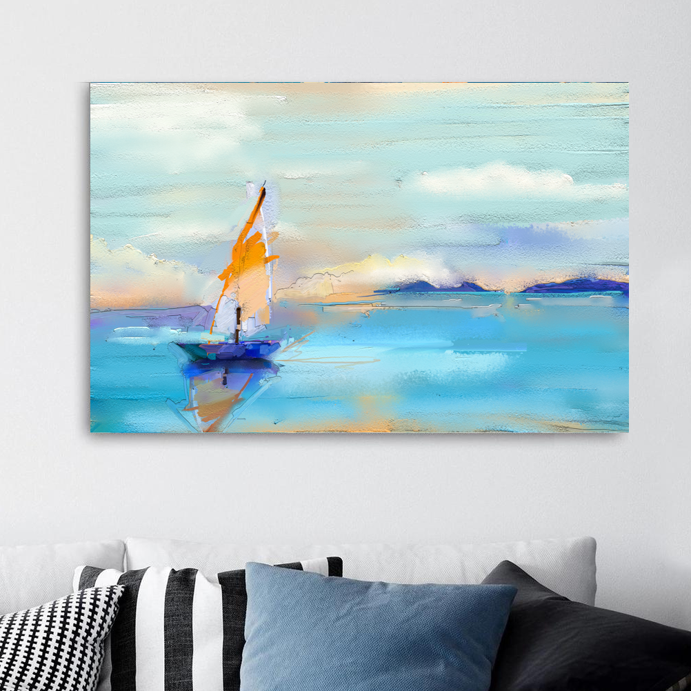 Schilderij Peace In The Water (Canvas)